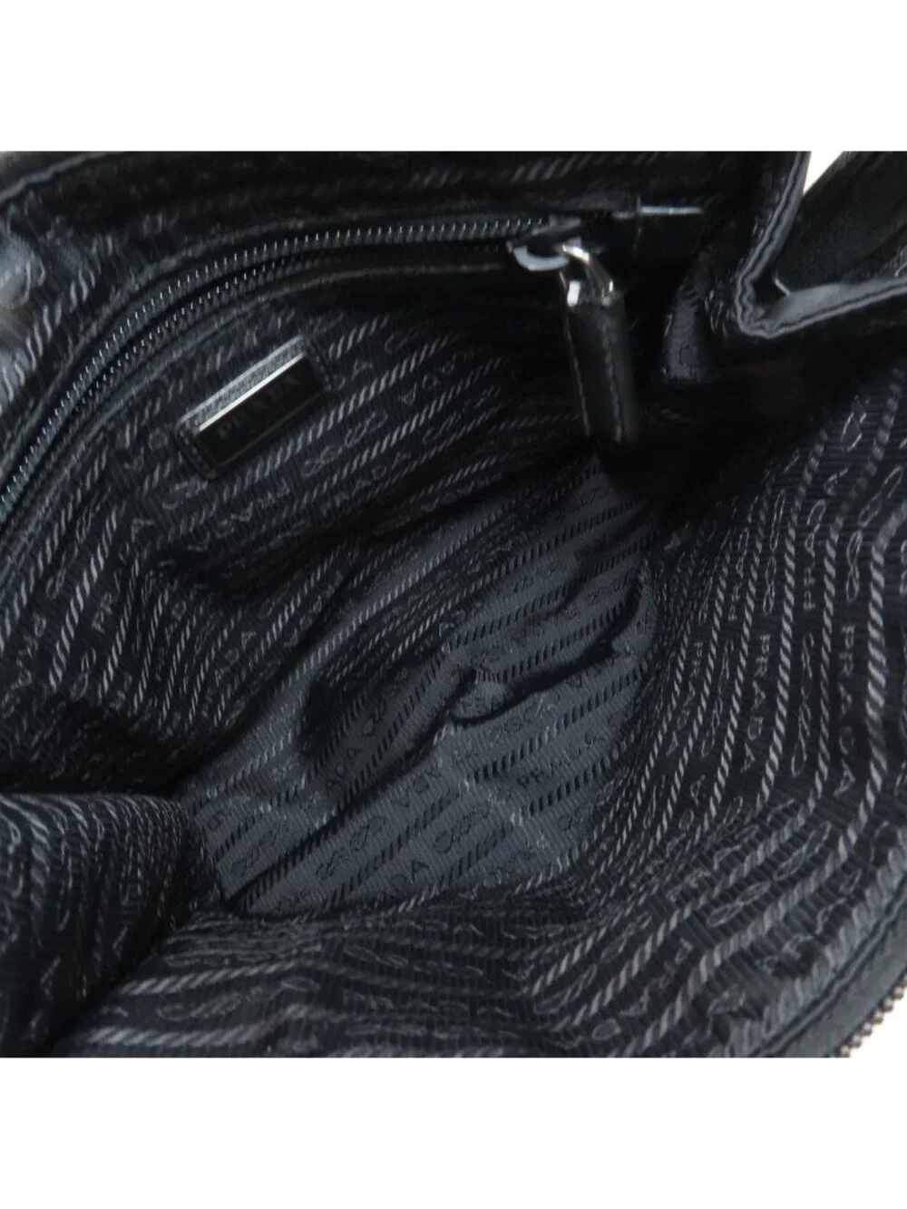Prada Logo Pouch Nylon